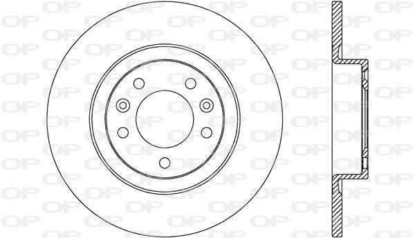 OPEN PARTS Тормозной диск BDR2650.10